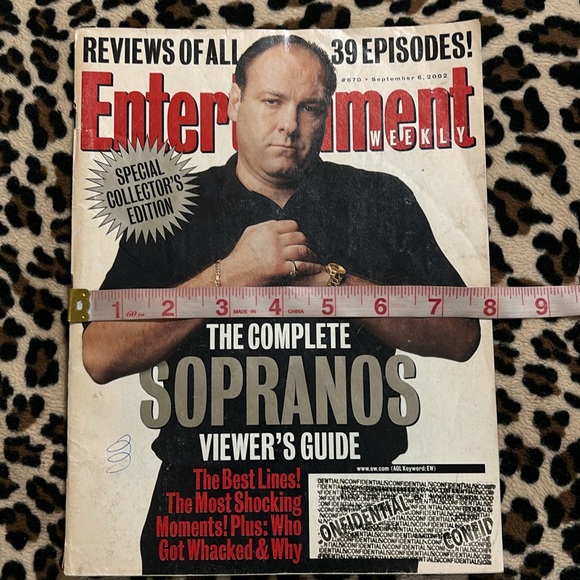 2002 ENTERTAINMENT WEEKLY Magazine Issue The Sopranos Tony HBO Y2K Vintage Guide - Picture 5 of 13